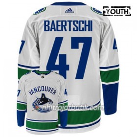 Barn Ishockey Vancouver Canucks Tröja SVEN BAERTSCHI 47 Adidas Vit Authentic